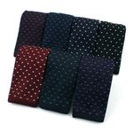 [MAESIO] KNT5021 Knit V Dot Necktie Width 6cm 7Colors _ Men's ties, Suit, Classic Business Casual Fashion Necktie, Knit tie, Made in Korea
